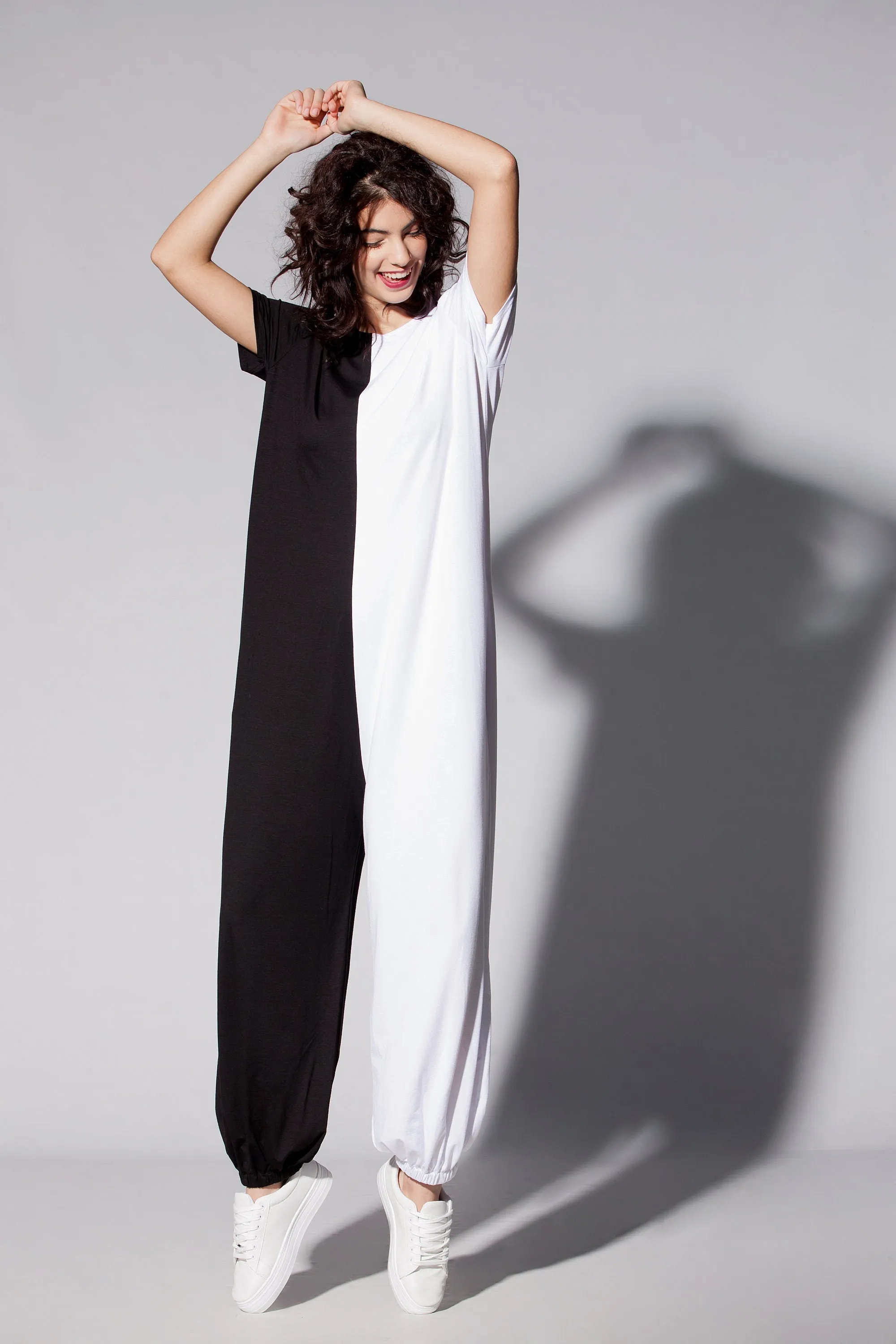 Black and White Jumpsuit