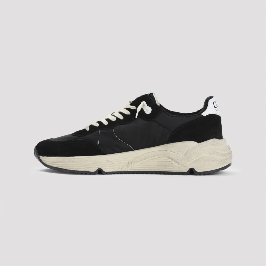 Black Leather Sneakers