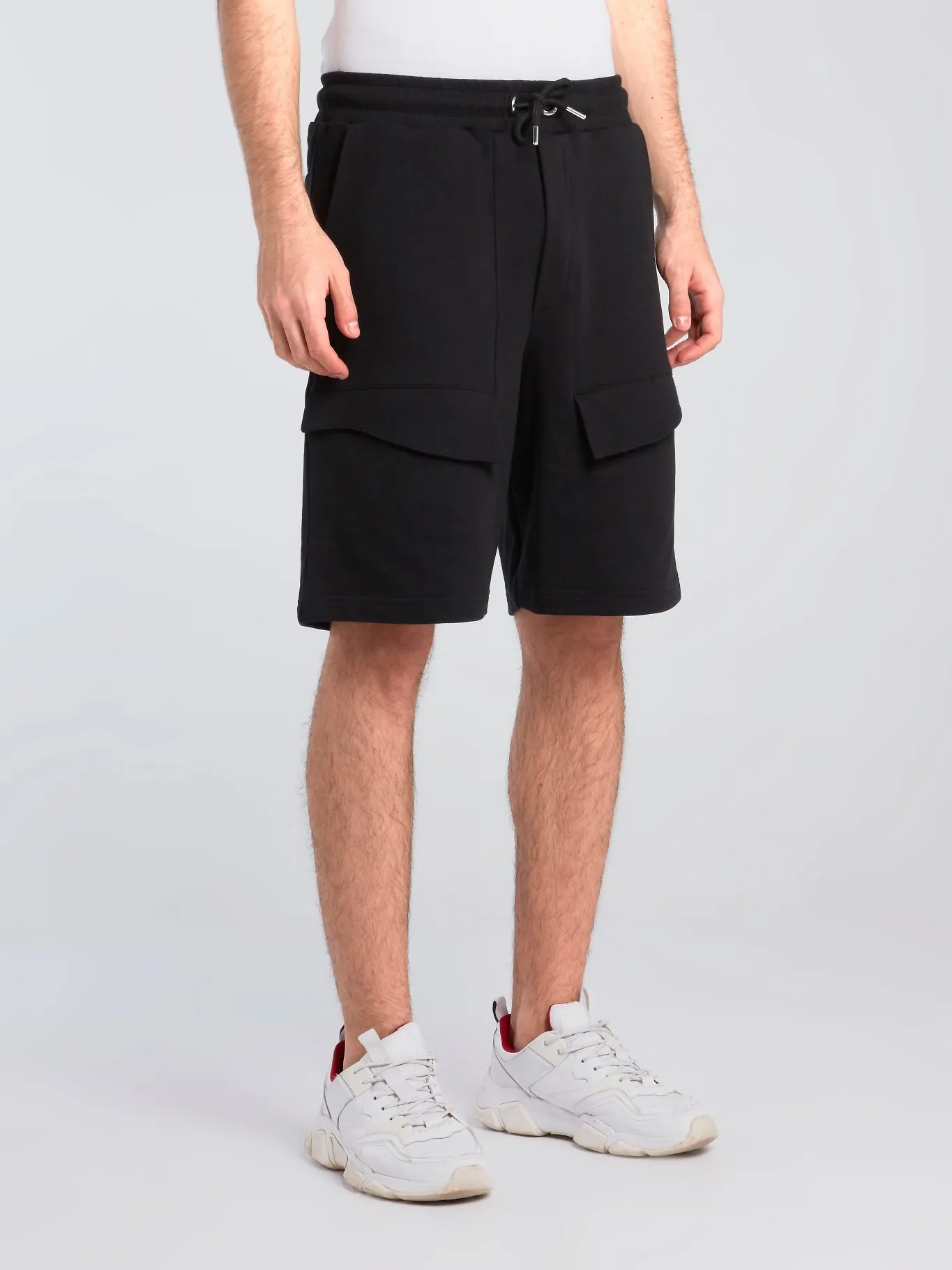 Black Pocket Detail Shorts
