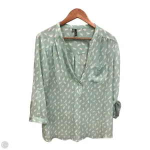 Blouse Long Sleeve By Maurices In Green, Size: Xl