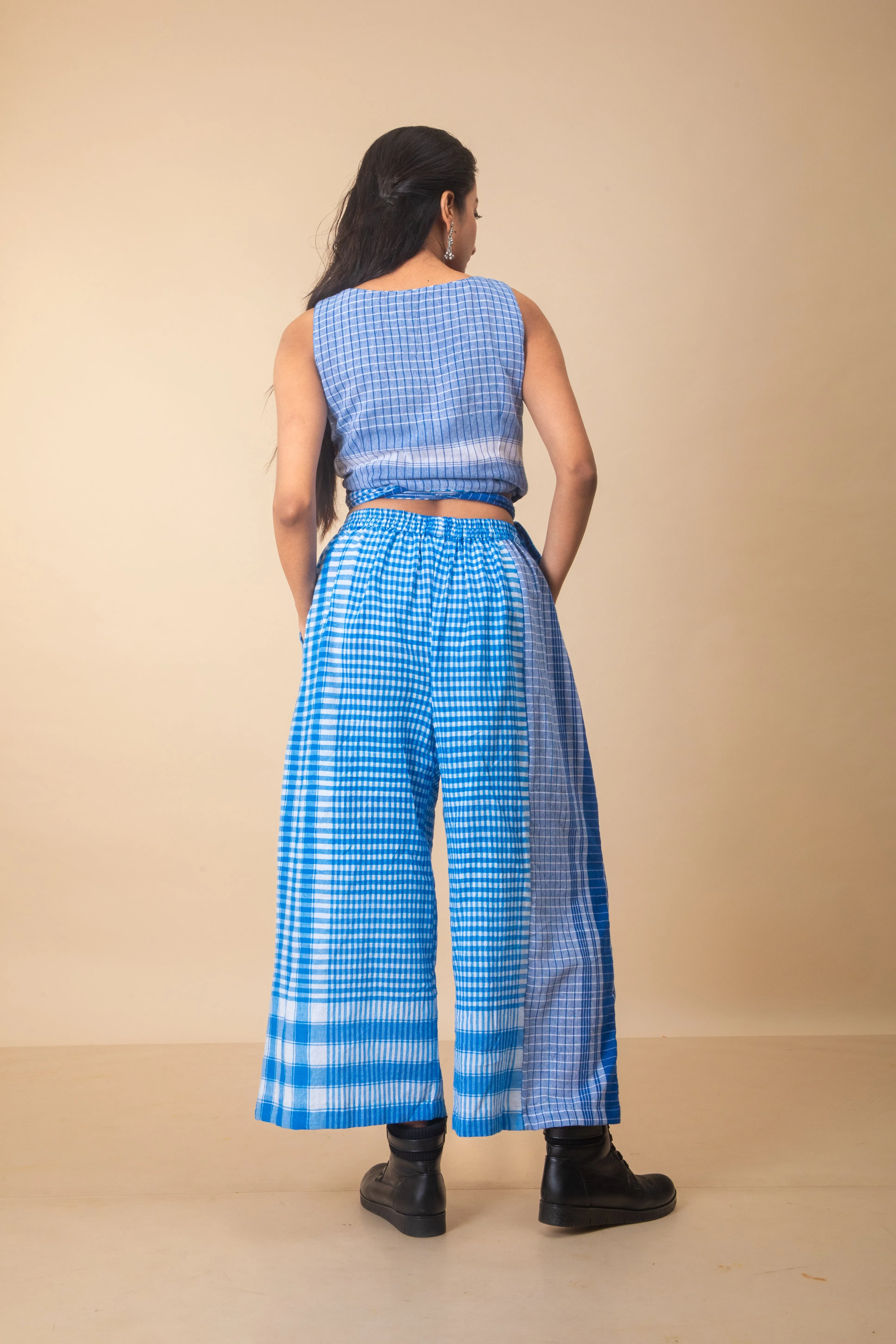 Blue Reversible Bustier   Blue Dandy Pants
