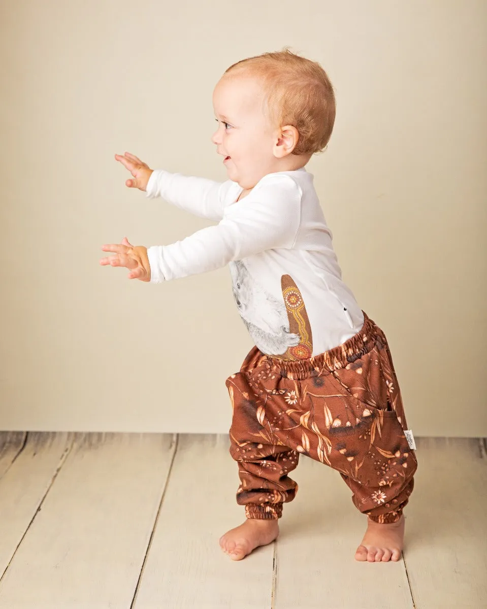 Botanicals | Organic Cotton Harem Pants | Size 000 - 7
