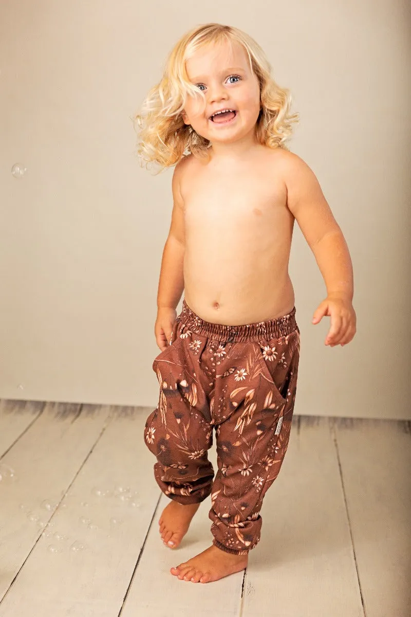 Botanicals | Organic Cotton Harem Pants | Size 000 - 7