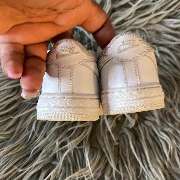 Boys Nike Air Force 1 Low Size 8C White Toddler CLEAN WORN 2X EXCELLENT COND