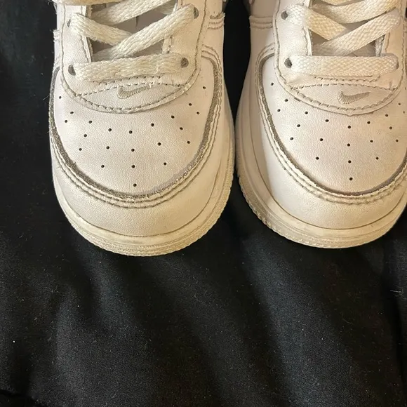 Boys Nike Air Force 1 Low Size 8C White Toddler CLEAN WORN 2X EXCELLENT COND