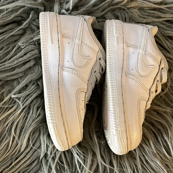 Boys Nike Air Force 1 Low Size 8C White Toddler CLEAN WORN 2X EXCELLENT COND