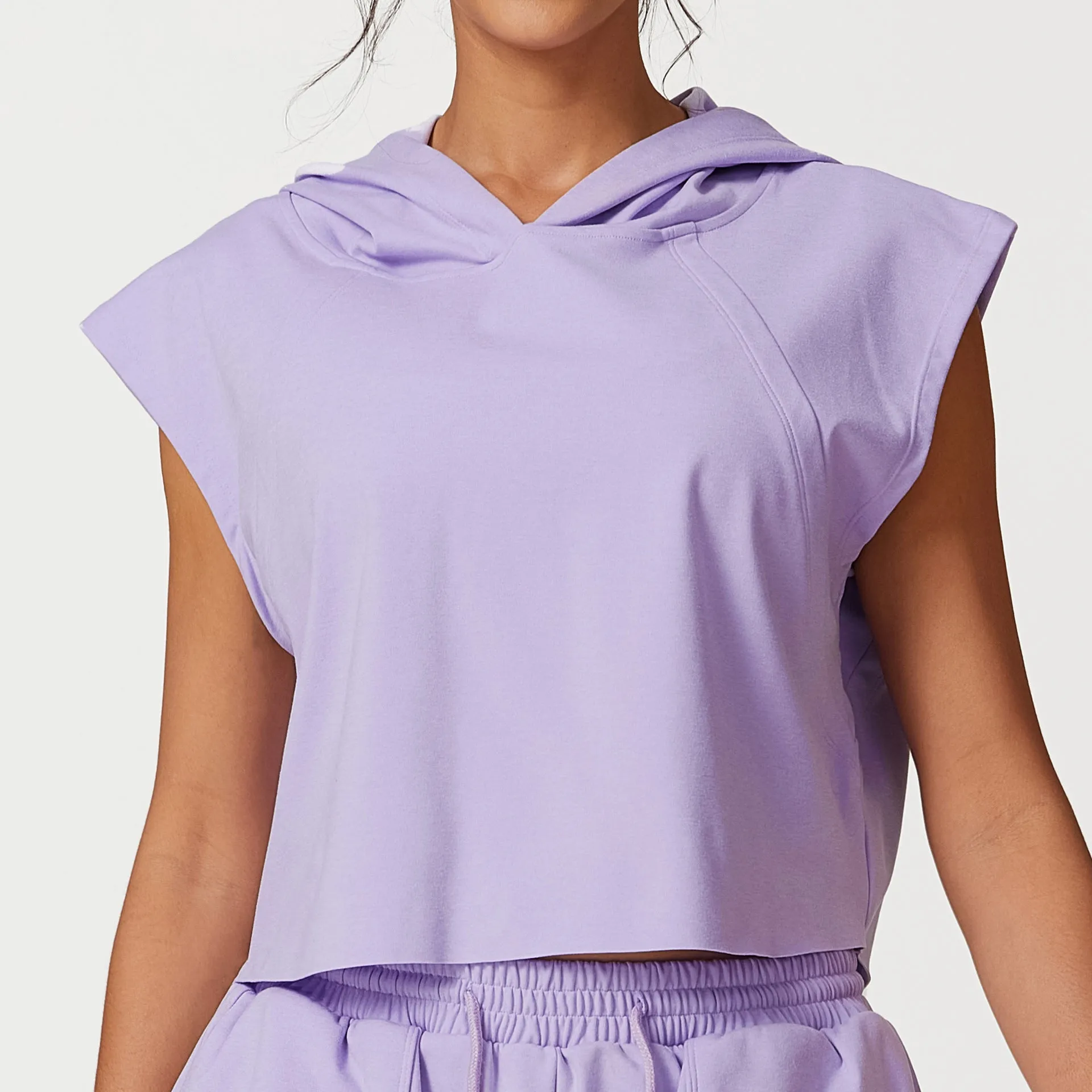Bristle Fabric Loose Casual Short Sleeve Four Piece Set