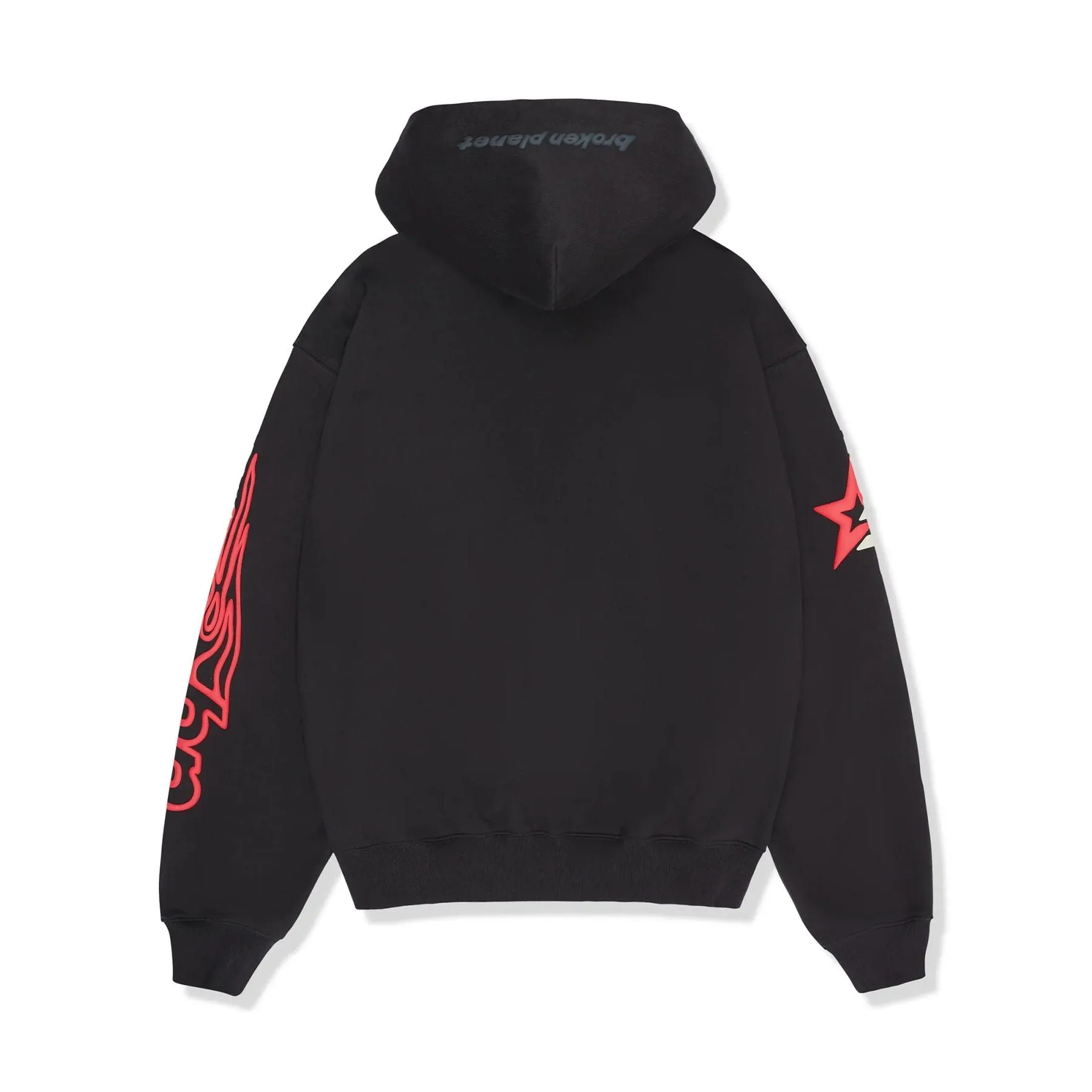 Broken Planet Performance Zip Up Hoodie 'Soot Black'
