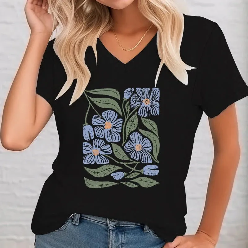 Brokton® | Vintage Floral Shirts For Women