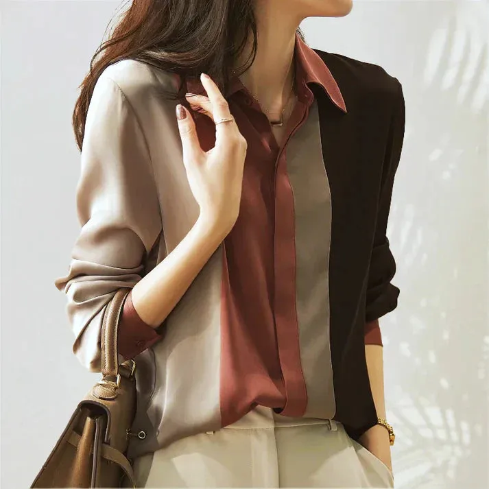 Brydon® | Vintage Long Sleeves Button Blouse