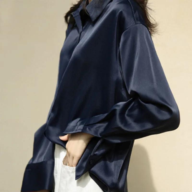 Bucek® | Women'S Clothing Silk Shirt Vintage Blouse