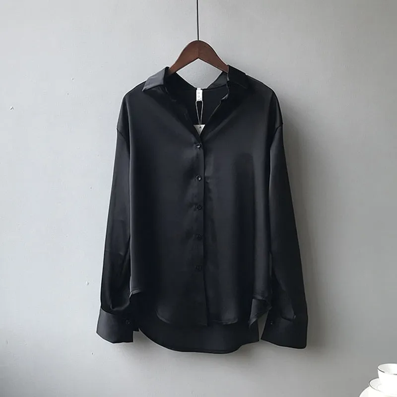 Bucek® | Women'S Clothing Silk Shirt Vintage Blouse