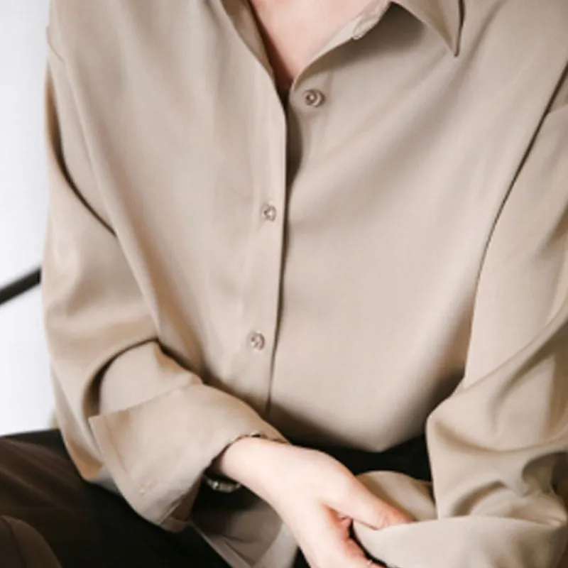 Bucek® | Women'S Clothing Silk Shirt Vintage Blouse