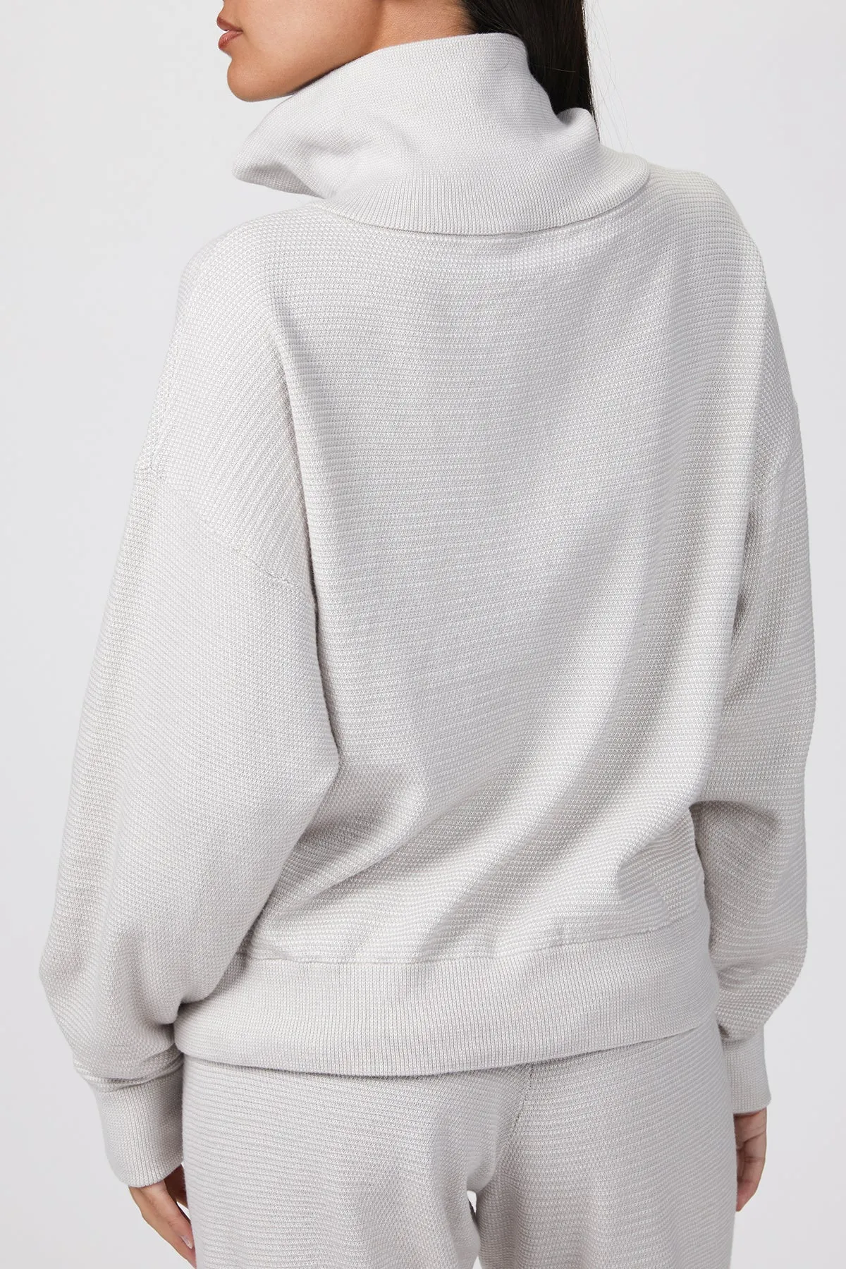 BUCKINGHAM KNIT HALF ZIP