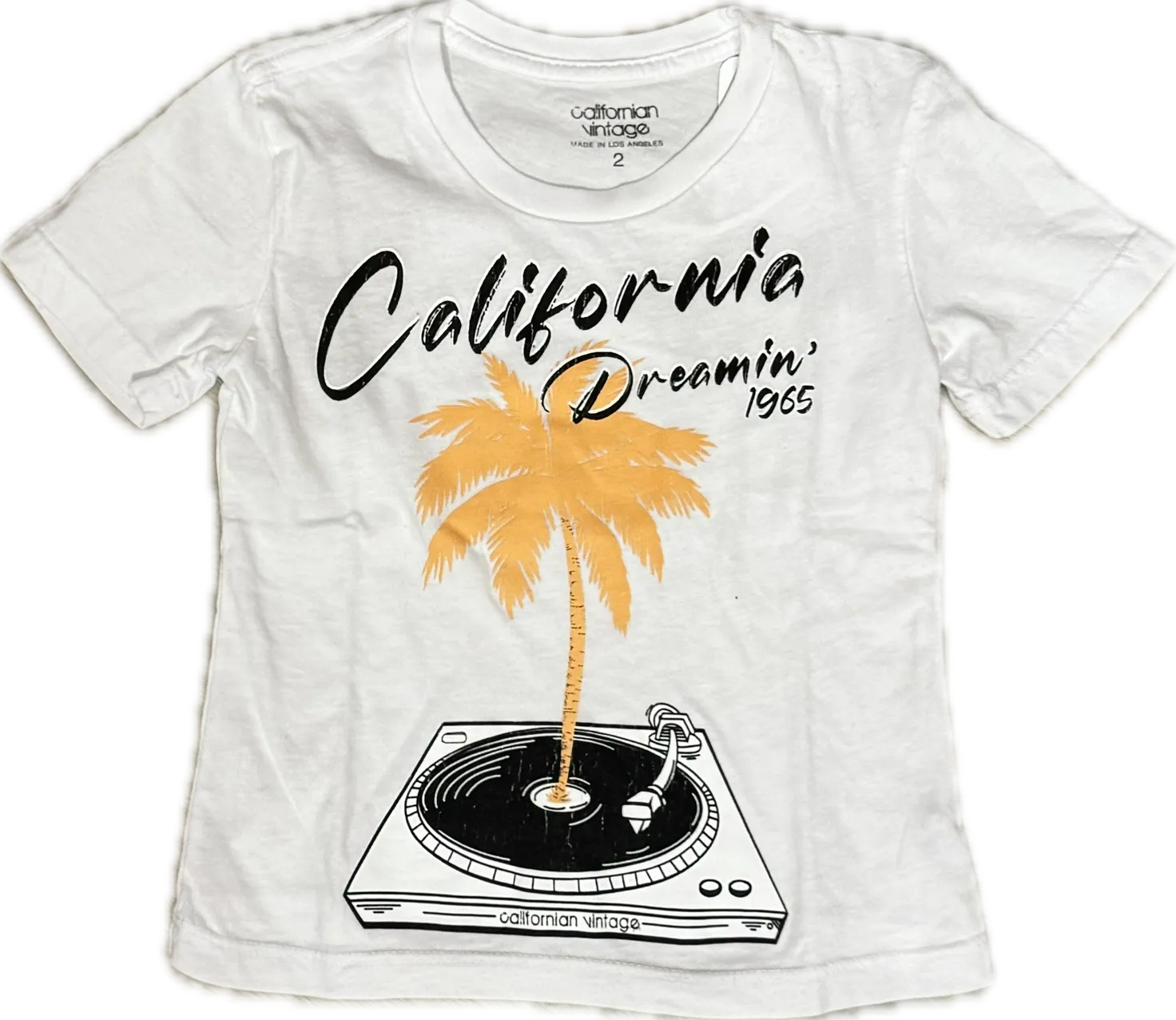 Californian Vintage-Dreamin T-shirt (white)