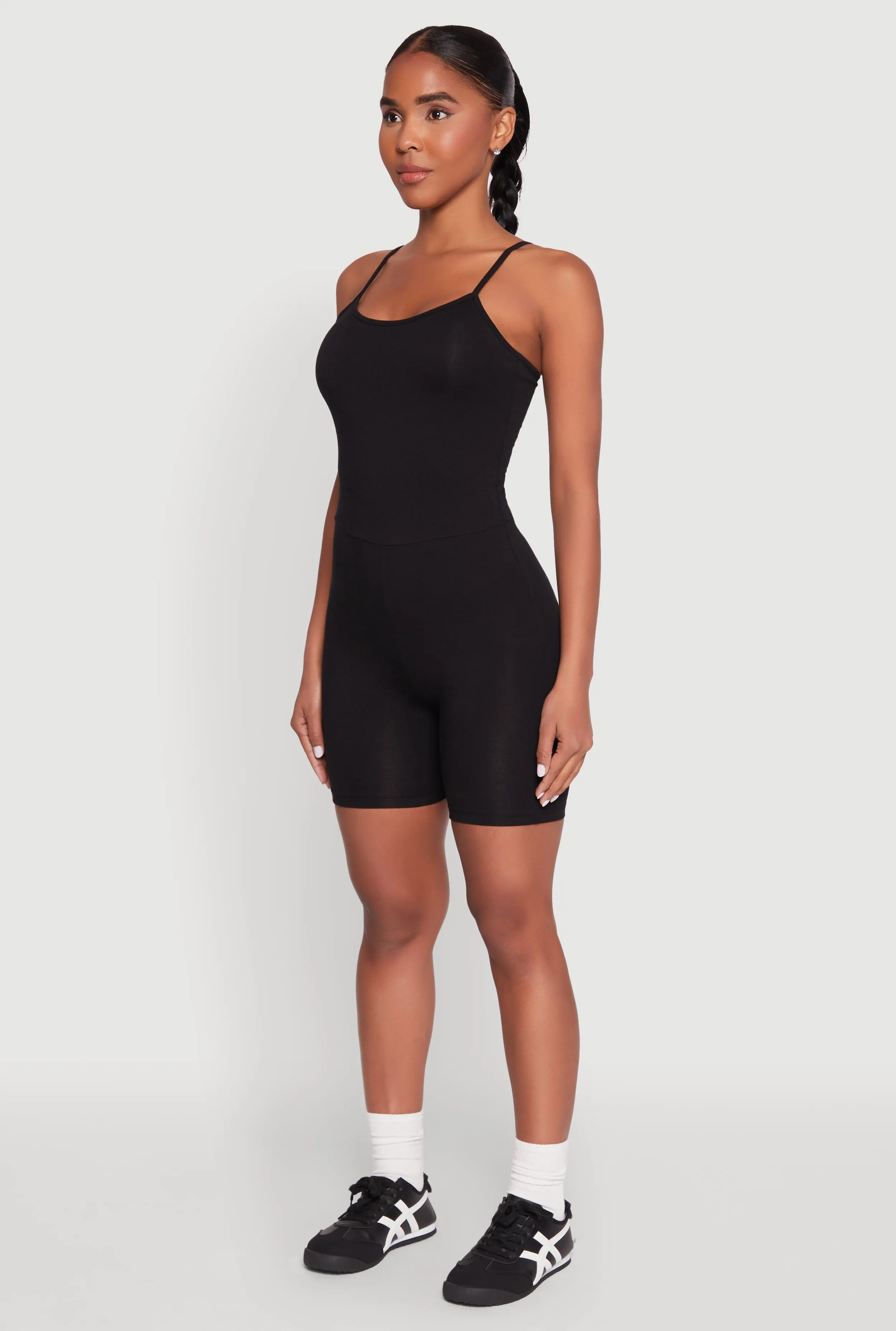 Cami Biker Romper