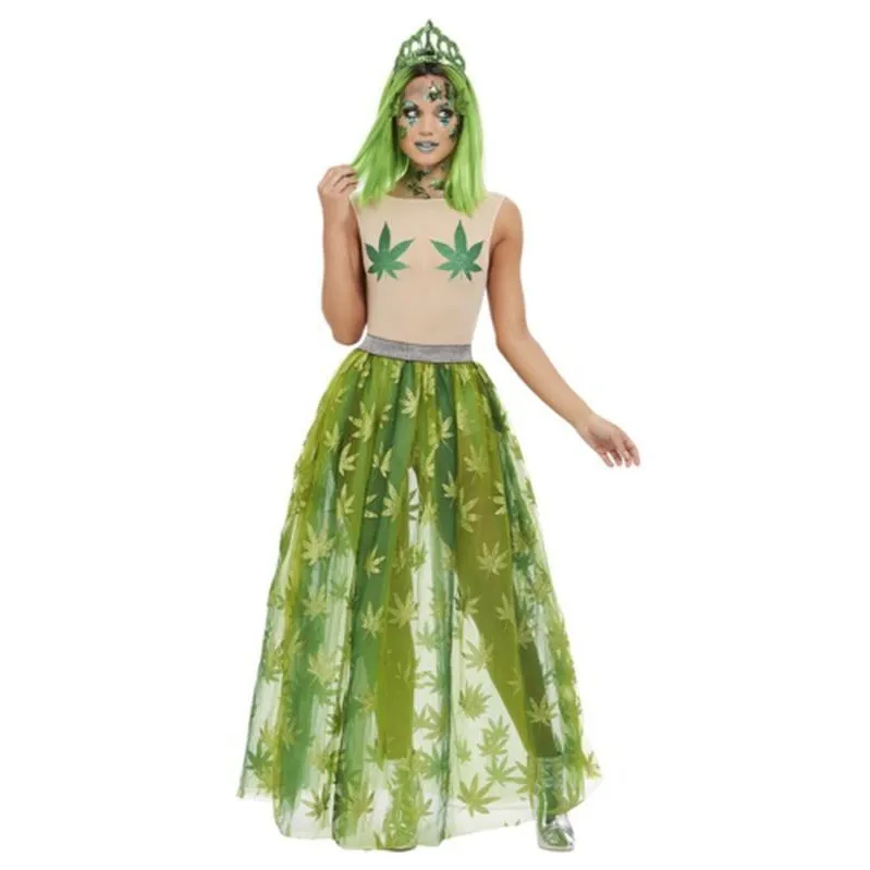 Cannabis Queen Costume, Green