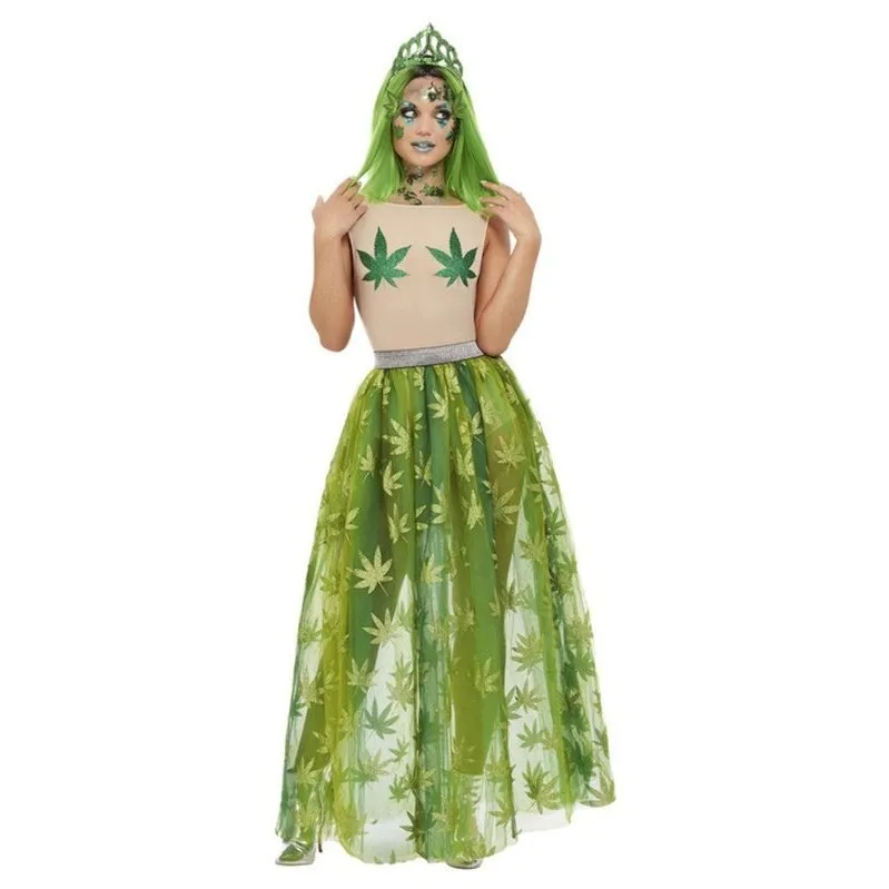 Cannabis Queen Costume, Green