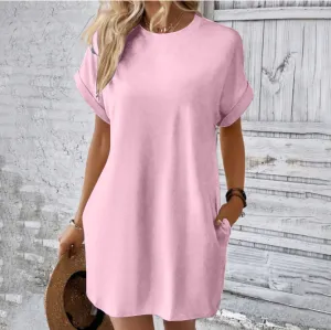 Casual T-shirt - 'Milano Italy' Print & Round Neck Design