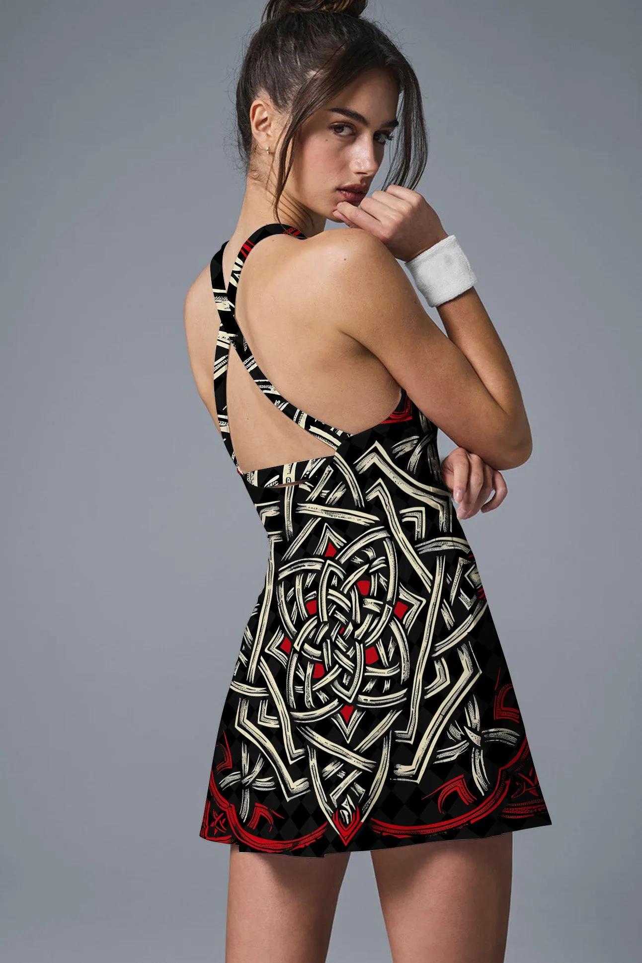 Celtic Noir Active Dress