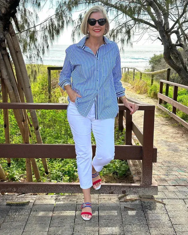 Ceryselle | Stylish Striped Shirt