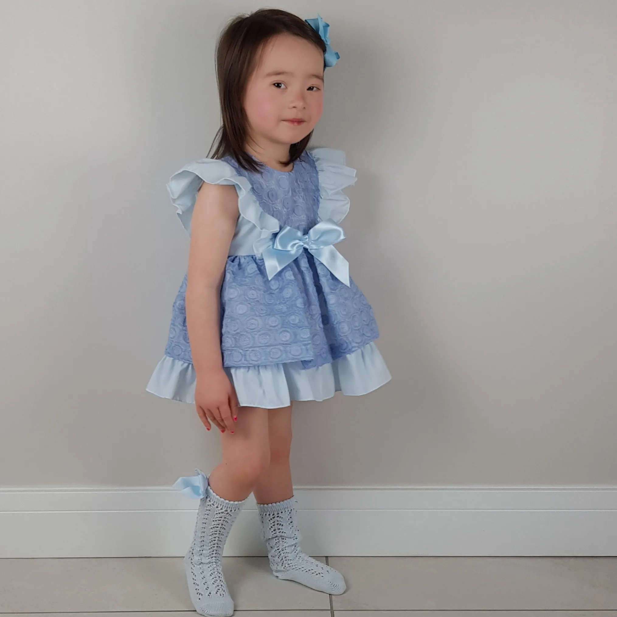 Ceyber Blue Dress Collection 6M-8Y