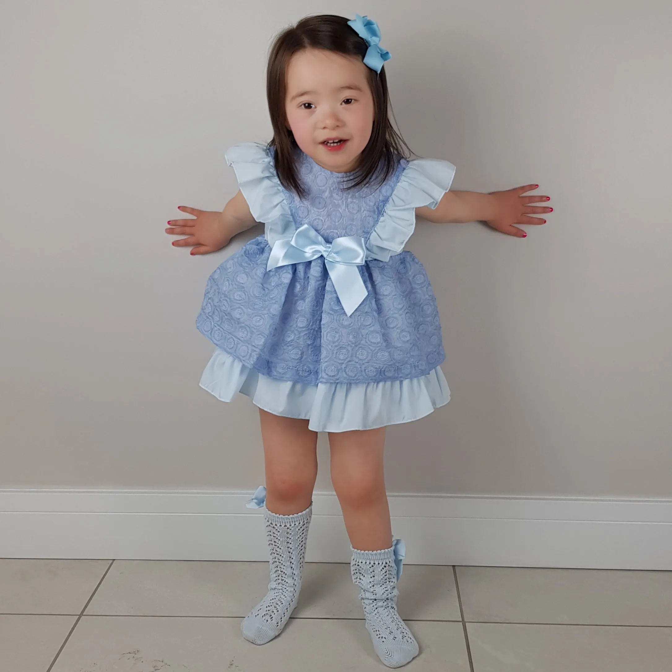 Ceyber Blue Dress Collection 6M-8Y