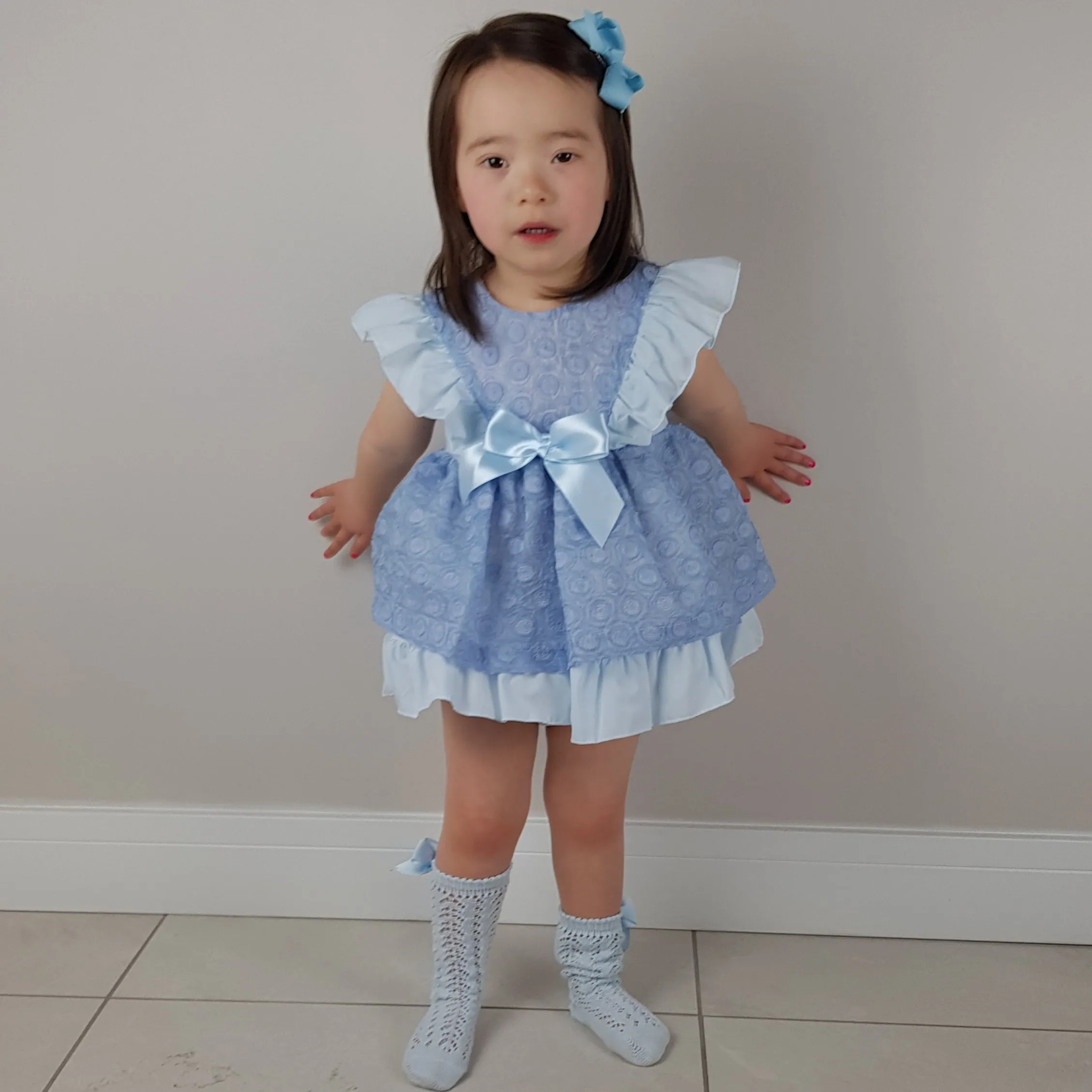 Ceyber Blue Dress Collection 6M-8Y