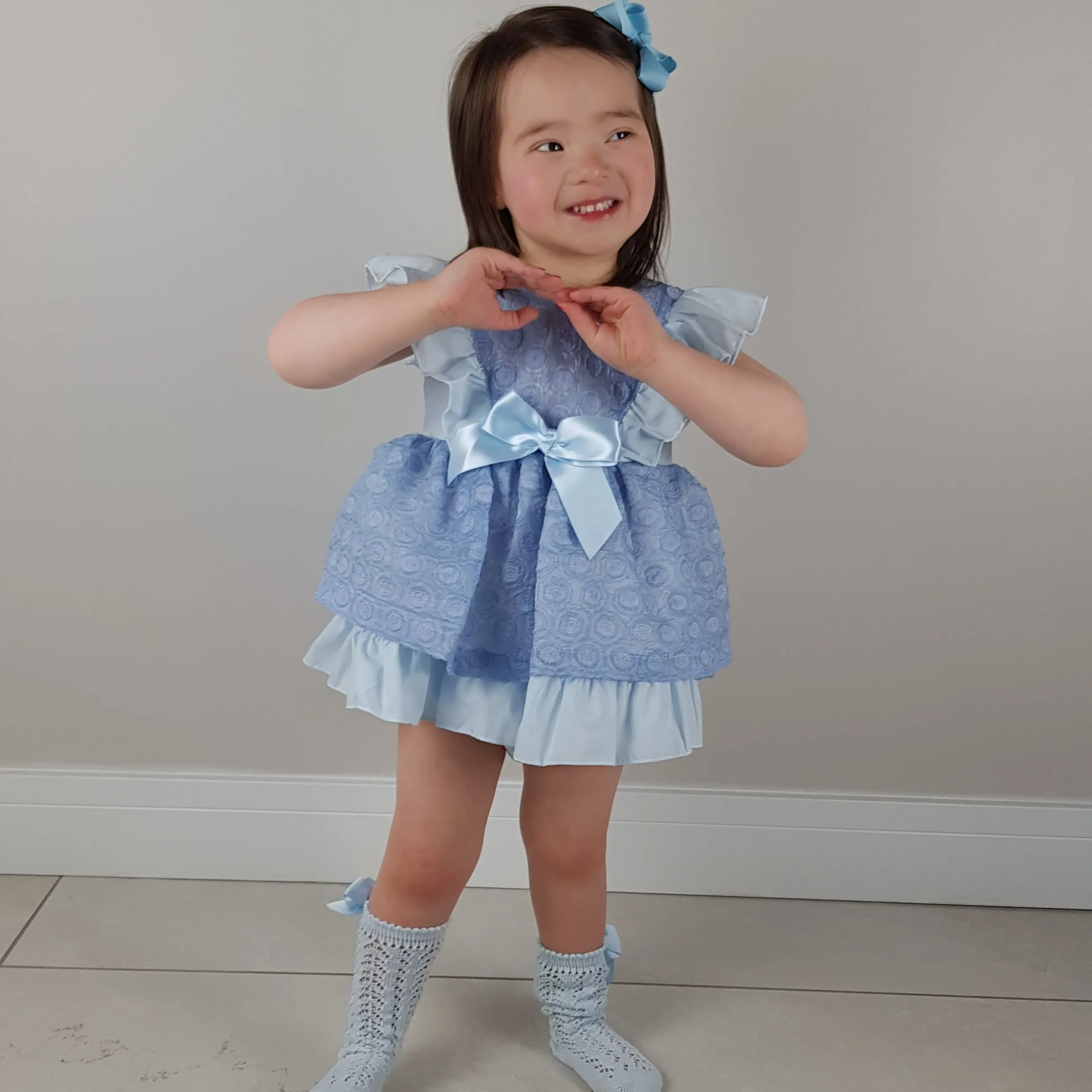 Ceyber Blue Dress Collection 6M-8Y