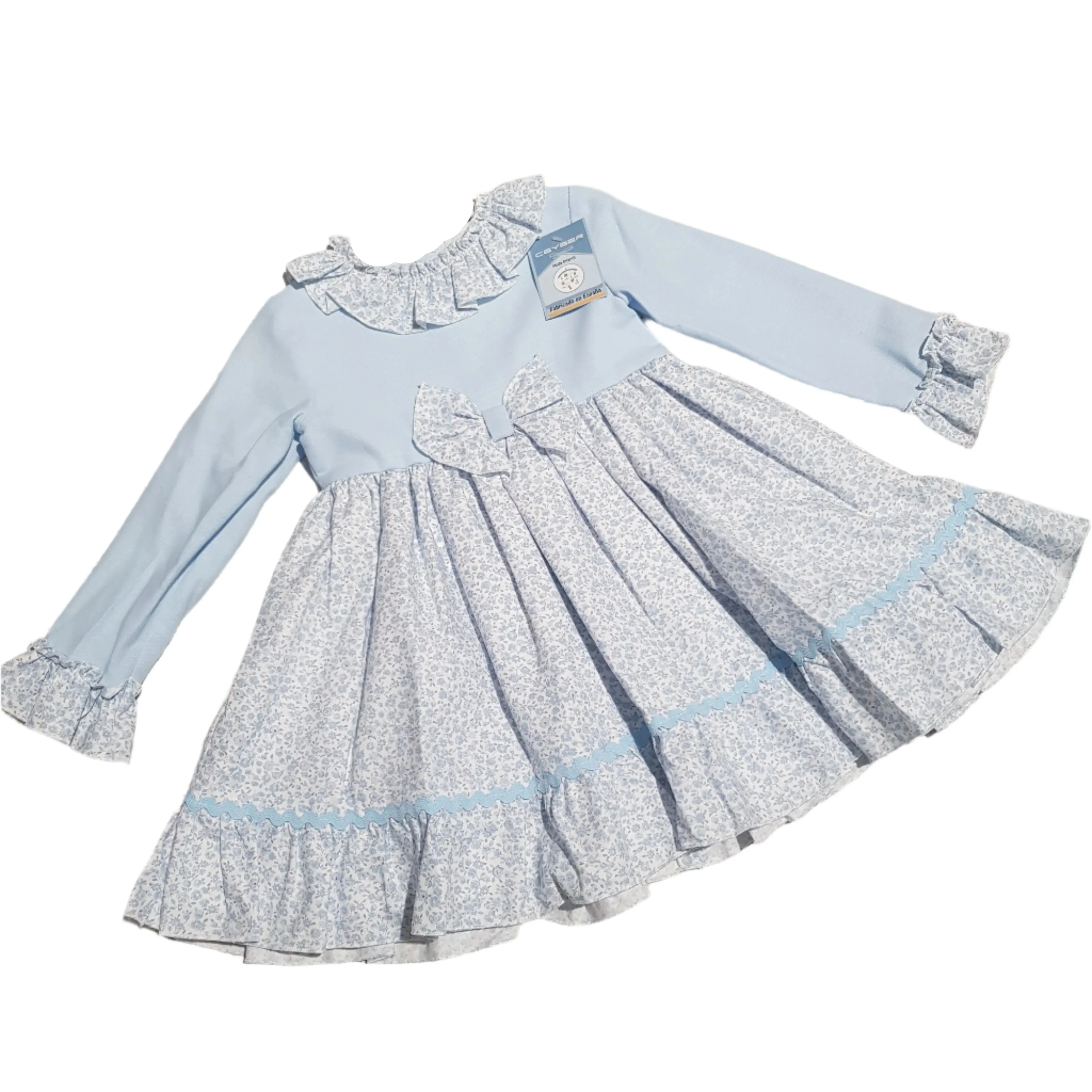 Ceyber Older Girls Blue Floral Dress