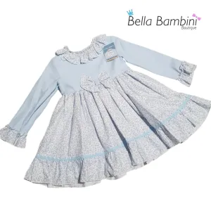 Ceyber Older Girls Blue Floral Dress