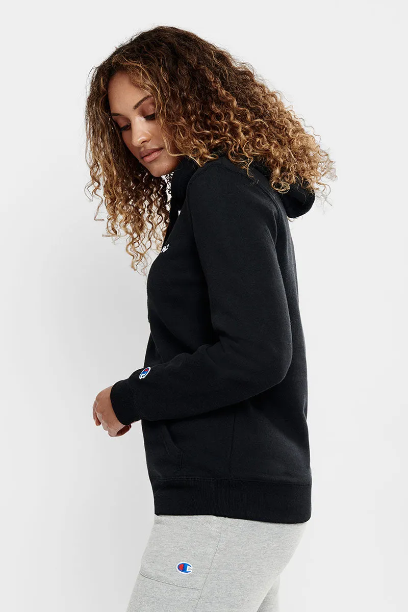 CHAMPION SCRIPT HOODIE WOMENS