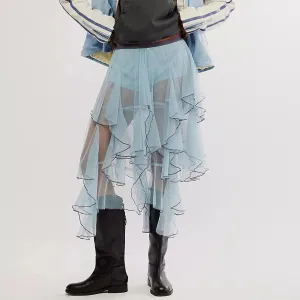 Chelsea Ruffled Elastic Waist Skirt