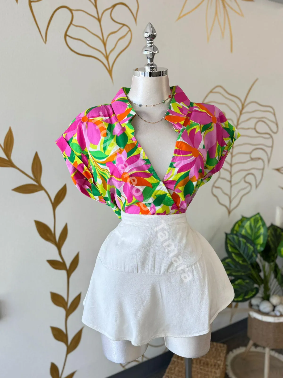 Cloud White Tennis Skort