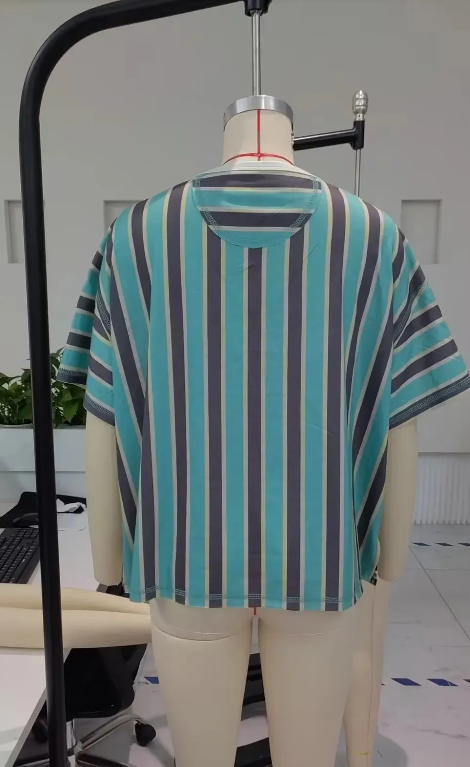 Color Pop Stripe Tee Top