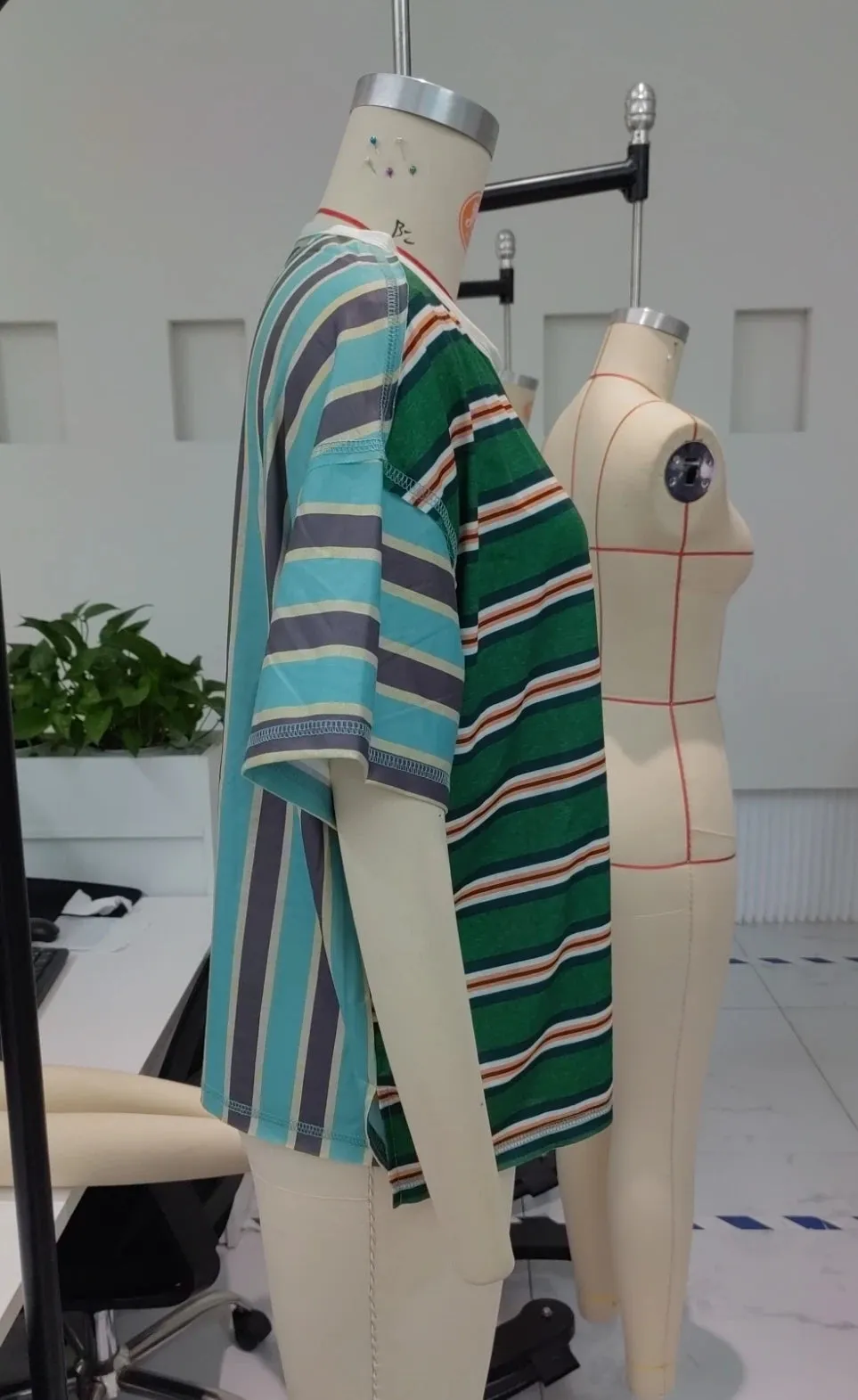 Color Pop Stripe Tee Top