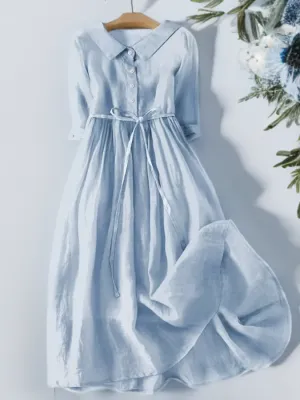 Cotton dress Harper: literary simple elegance