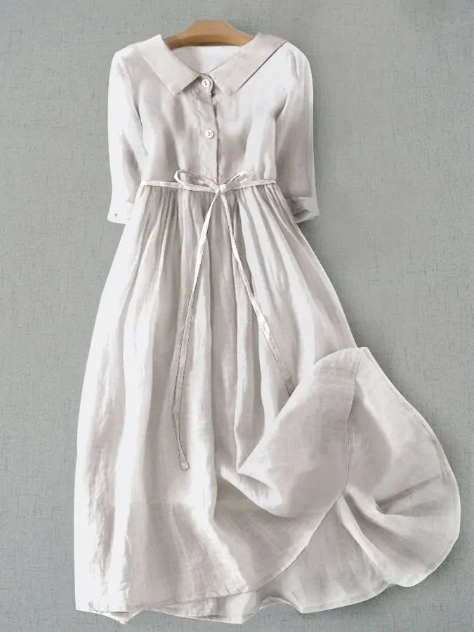 Cotton dress Harper: literary simple elegance