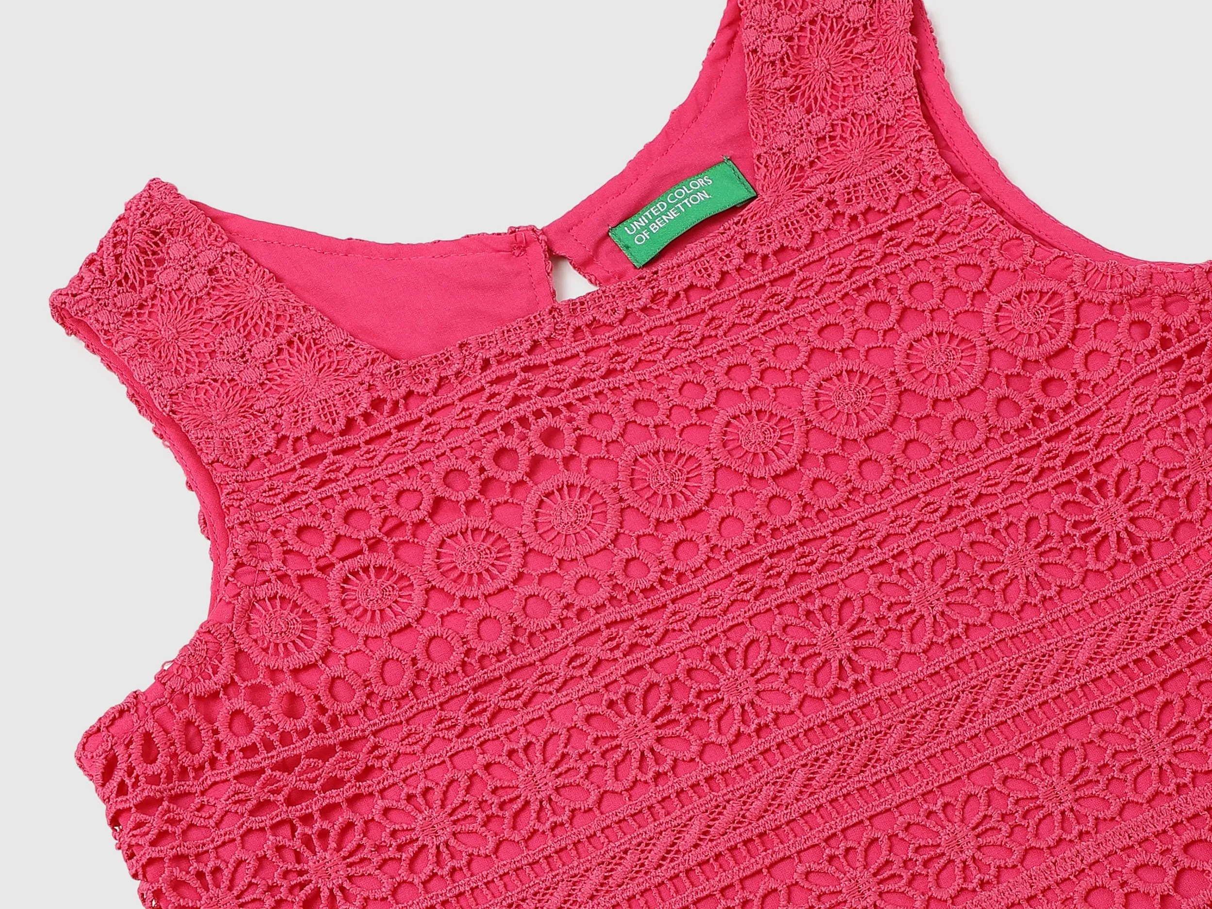 Cotton Embroidery Square Neck Girls Tops