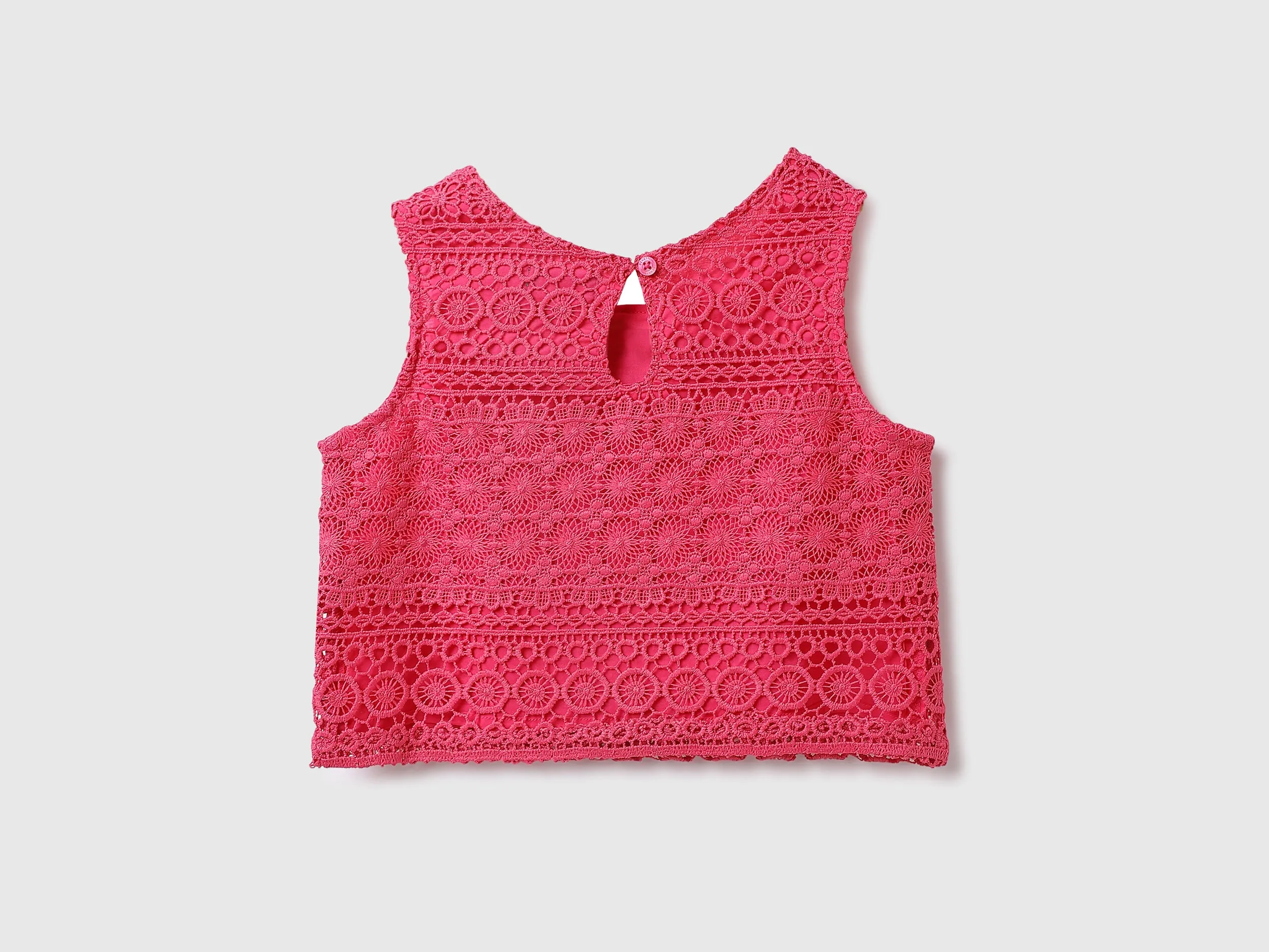 Cotton Embroidery Square Neck Girls Tops