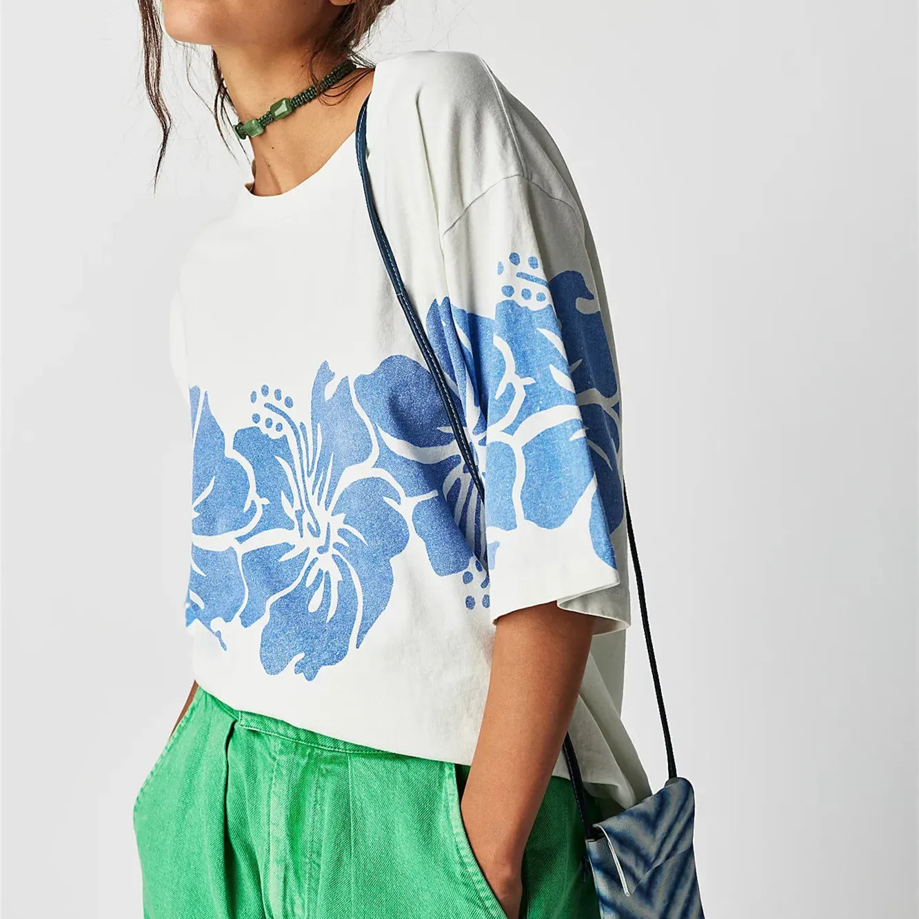 Crew Neck Gaphic Baby Tee