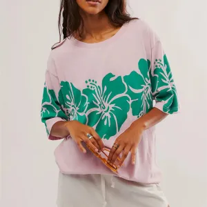 Crew Neck Gaphic Baby Tee