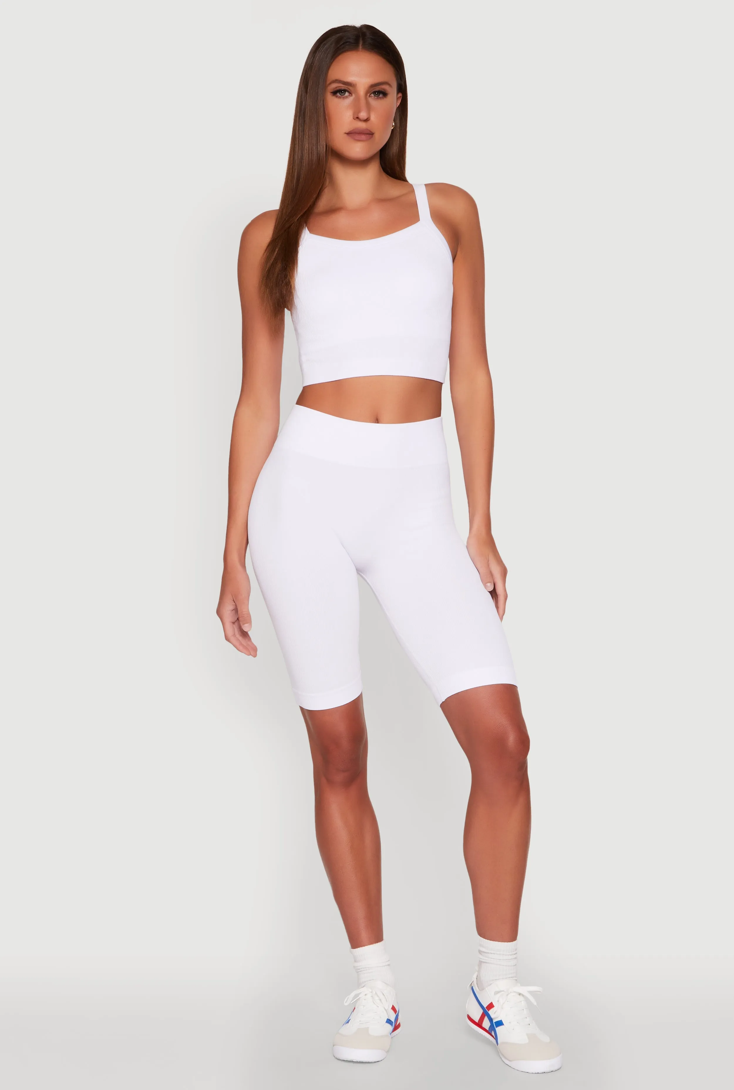 Criss Cross Caged Back Cropped Cami