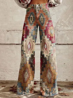 Daniela® | Pantaloni Vintage Boho Baggy