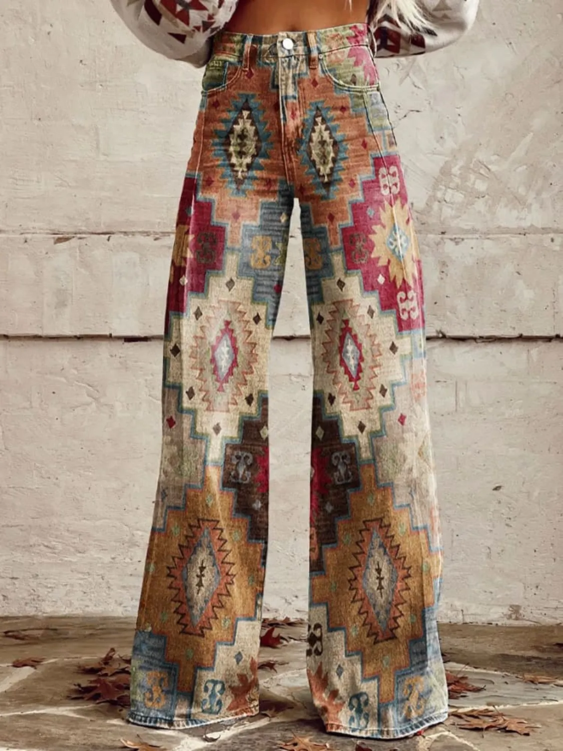 Daniela® | Pantaloni Vintage Boho Baggy