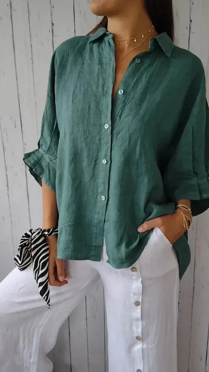 Darcie – Stylish Tie-Back Casual Top