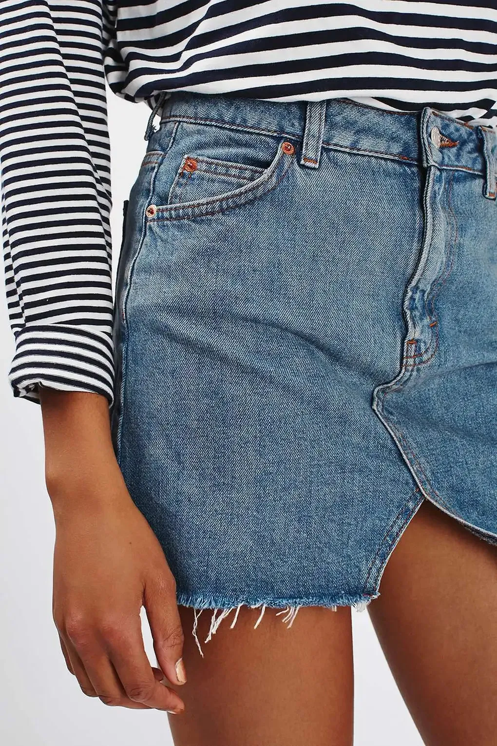 Dynamite Women Denim Mini Skirt