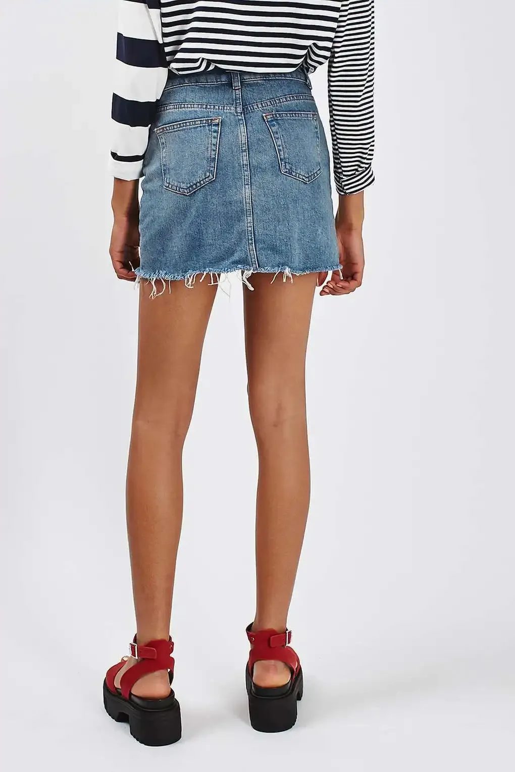 Dynamite Women Denim Mini Skirt