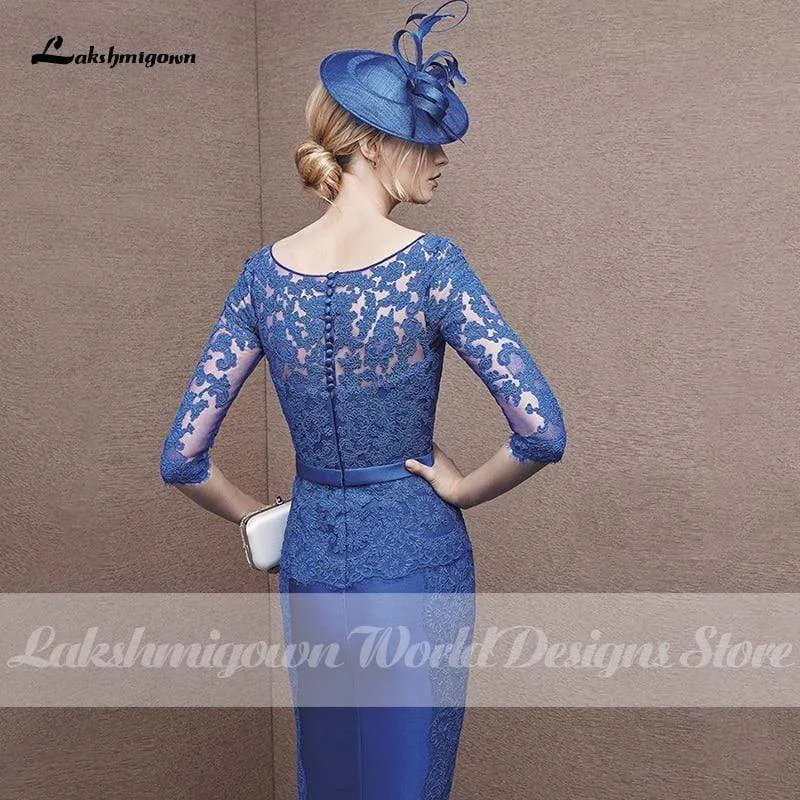 Elegant Blue Mother of The Bride Dresses A-line