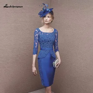 Elegant Blue Mother of The Bride Dresses A-line